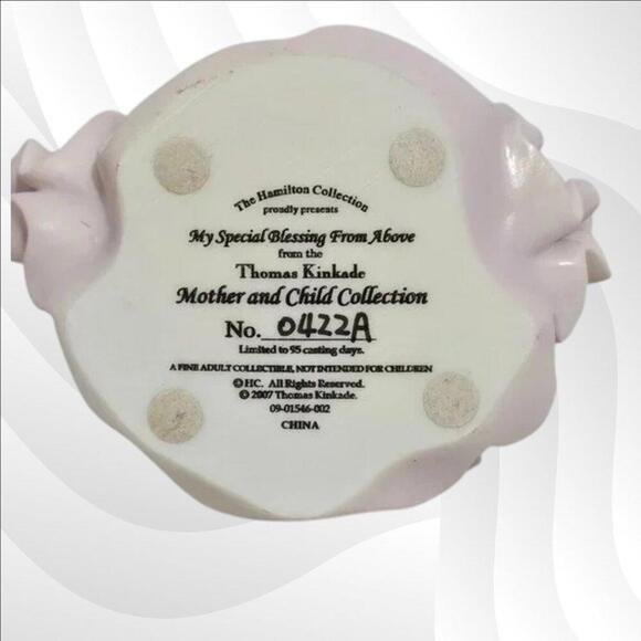 2/$50 Thomas Kinkade My Special Blessings Figurine 0422A Mother and Child 2007 - Picture 8 of 10